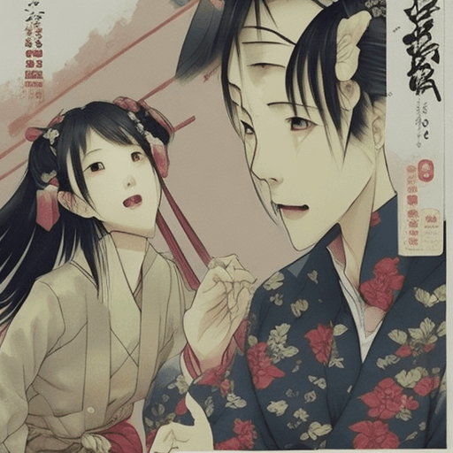 AI generated: 東旭曉曈矓，照我牆角紅。