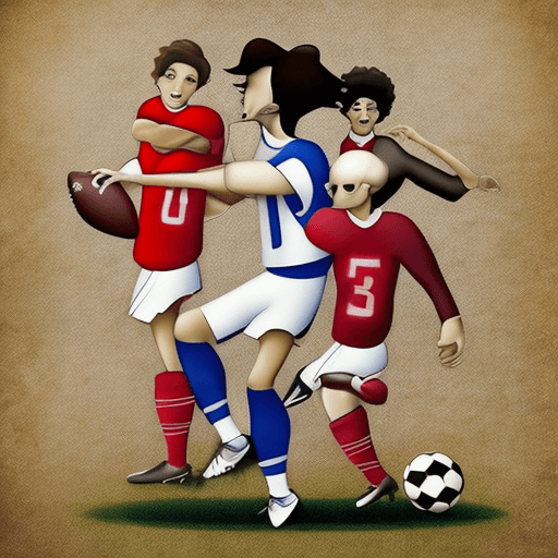 AI generated: football hero