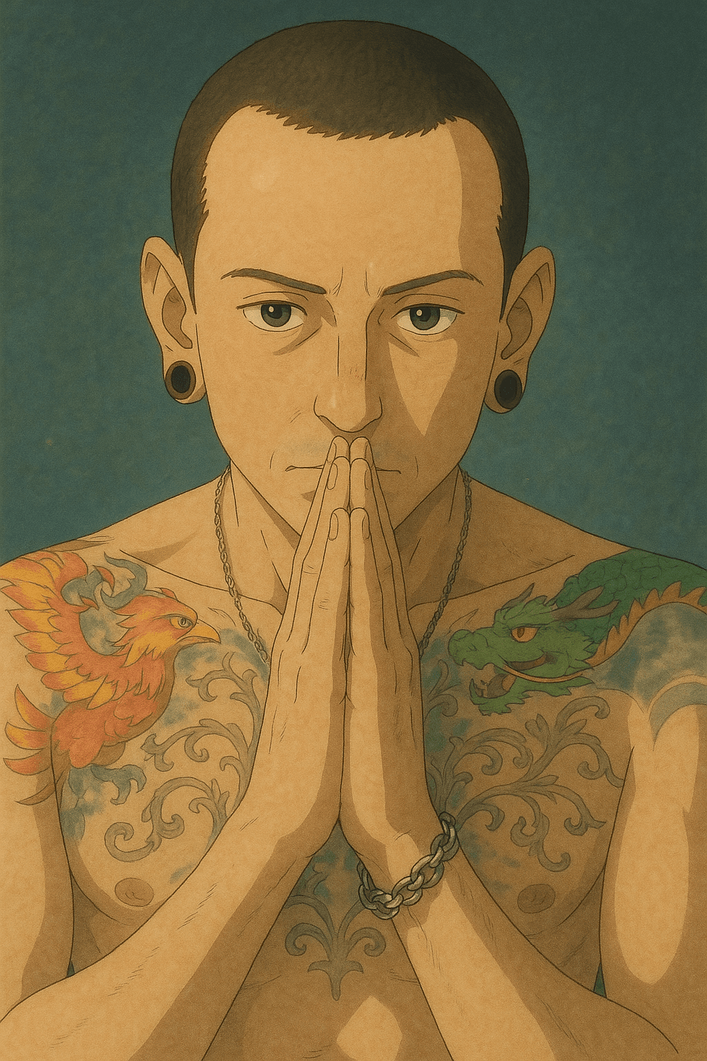 AI generated: Chester Bennington