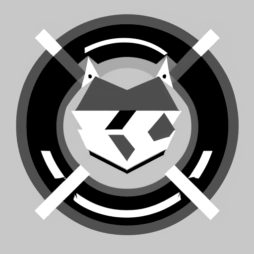 AI generated: create a vectorial logo, using flat colors, without 3D, thinking of a videogame studio that symboliz...