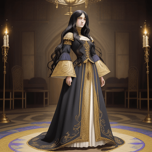 AI generated: "4K, 2D fantasy anime style, (intricate and colorful), portrait of a Breton girl, (ethereal and grac...