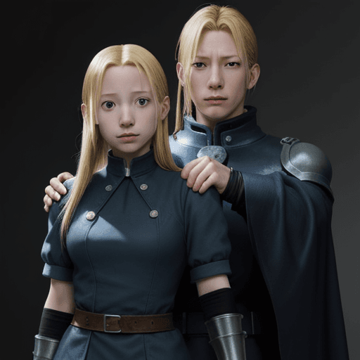 AI generated: full metal alchemist 
