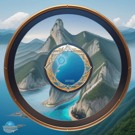 AI generated: The logo embodies the heart of Gangwon Province's cultural and tourism fusion. Imagine a circular em...