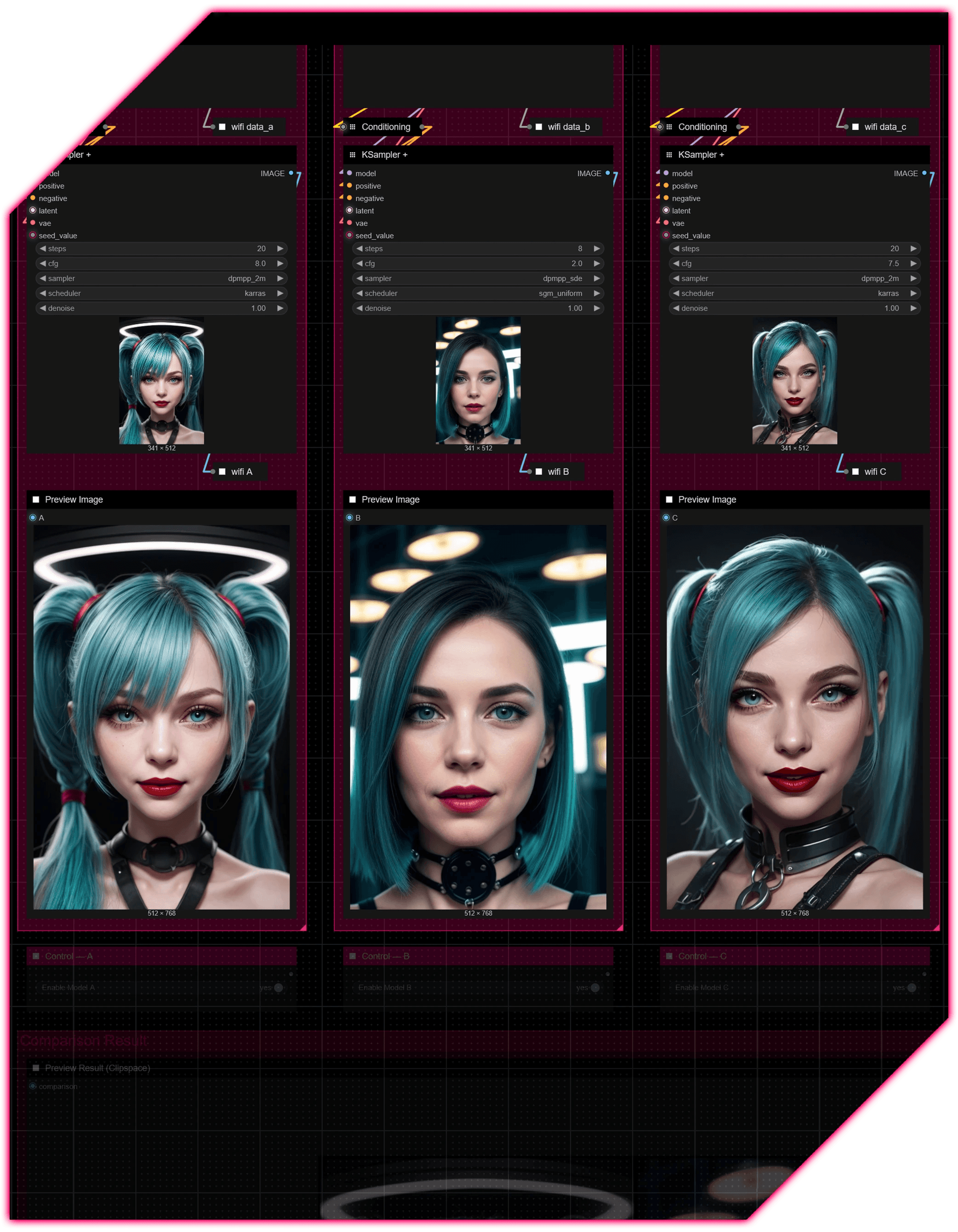 ComfyUI — Model Compare XL/15/P/IL - Image 6