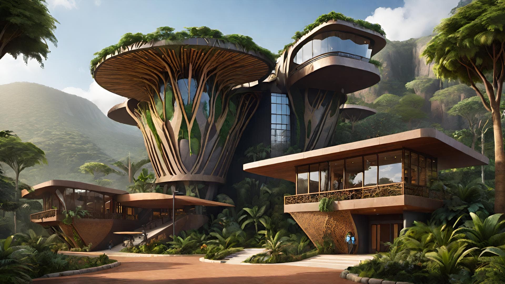 AI generated: Lobby Facade