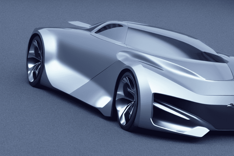 AI generated: Hyundai angular concept car, 3d render, unreal engine 5, octane render, 4k, low contrast, ray tracin...