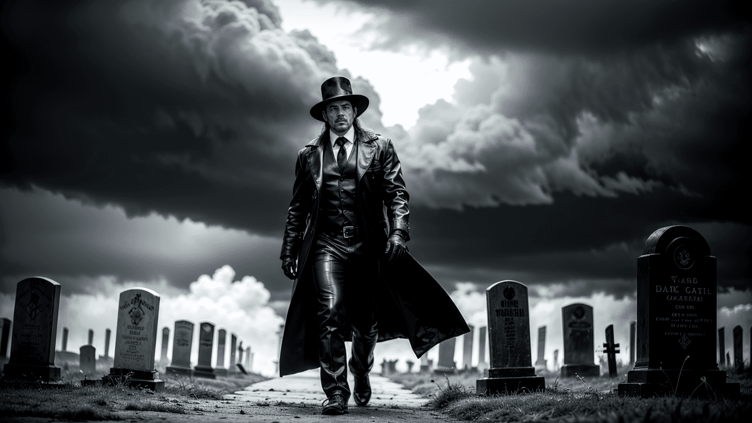 AI generated: Award-winning (((Monochromatic photograph))) of an ((highly detailed old cemetery near a coast)) (RA...