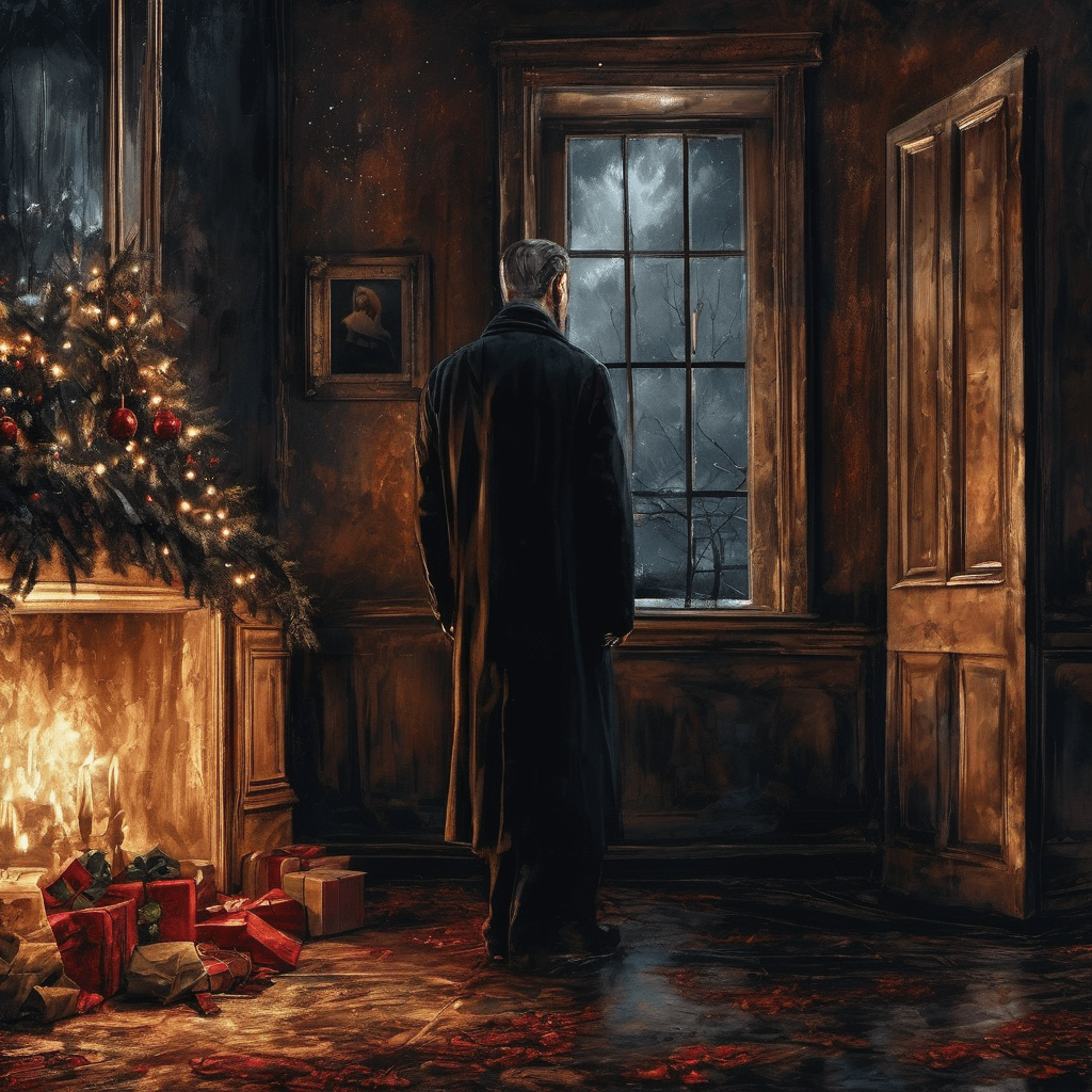 AI generated: My last New Year, heartbreaking brutal composition, digital painting, (expressionism:1.1), dramatic,...