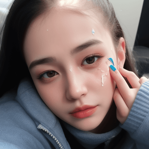 AI generated: cum on face