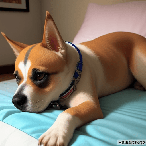 AI generated: perrito haciendo popo en mi cama
