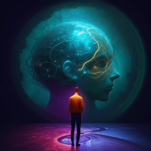 AI generated: deep thoughts, mysterious environment, confusion, 4k, realistic, ultra quality, environment full of ...