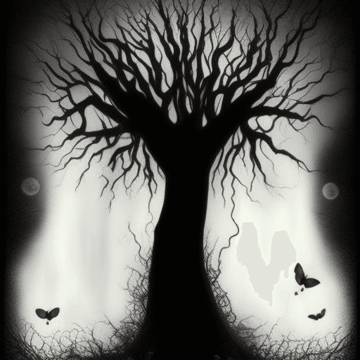 AI generated: dark  and beautiful creation
