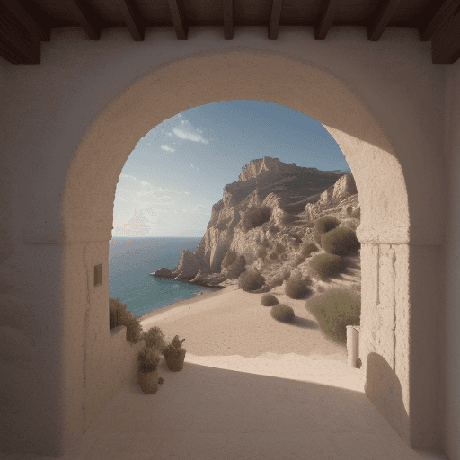 AI generated: Pino carrasco joven rodeado de un paisaje mediterraneo ; 8k, intricate detail, photorealistic, reali...
