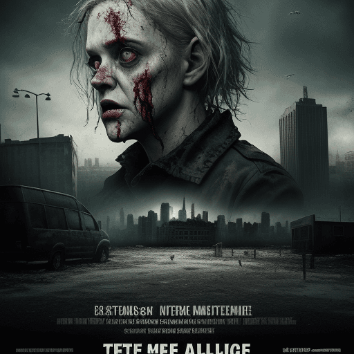 AI generated: A theatre poster seagul zombie apocalypse from the 2015 horror film with the text 'Seaguled' and a c...