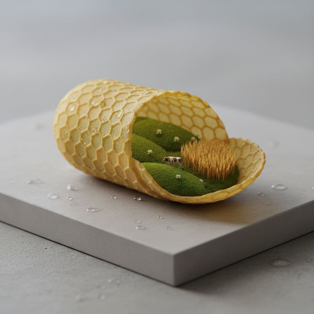 AI generated: high resolution. best quality, highly detailed, balanced composition, masterpiece. The Food Wrap Cap...