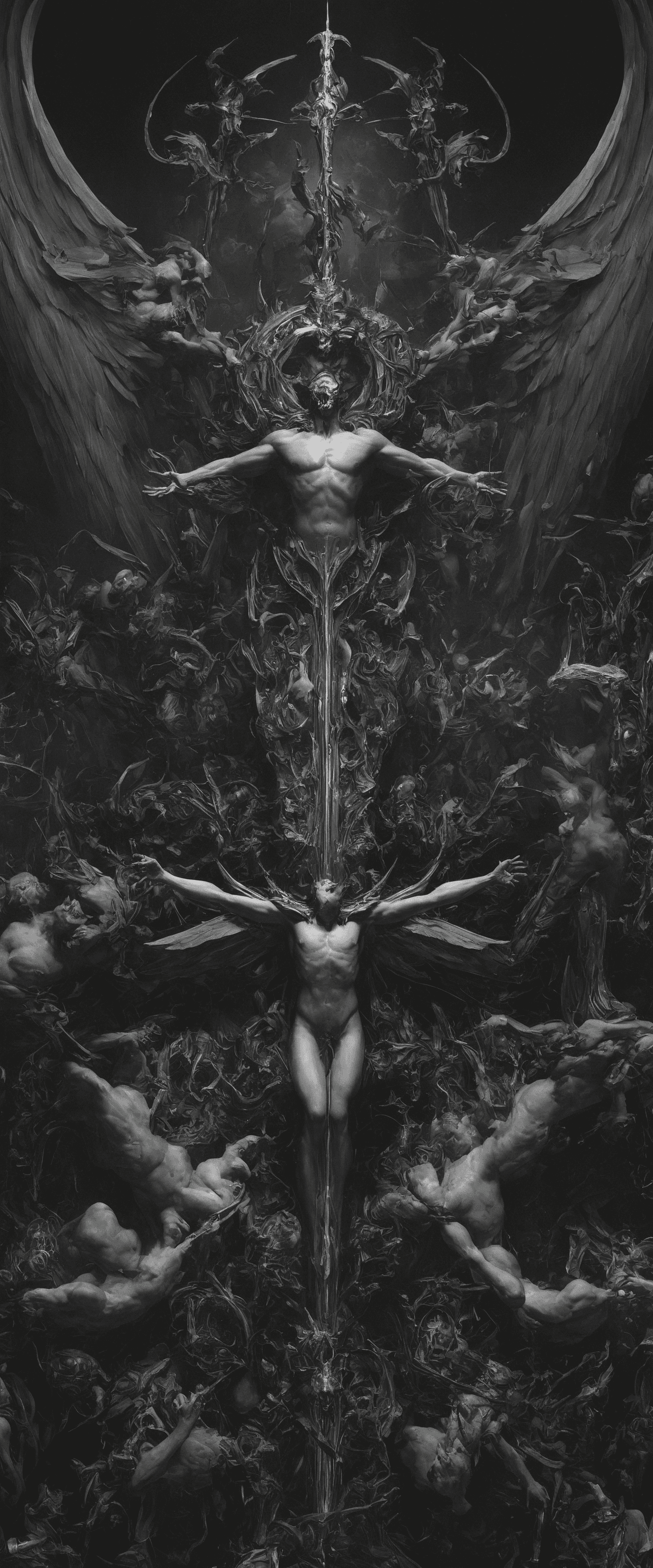 AI generated: Gothic style <lora:mechaangelv2-noise:1> <lora:ArmorSuit_v01:1> <lora:Angelarium:1> <lora:lorarrf2:1...