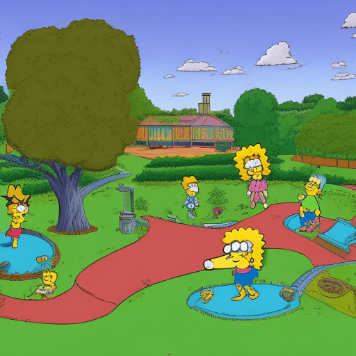 AI generated: The expansive backyard, once purely a playground, now holds layered memories and serves as a backdro...