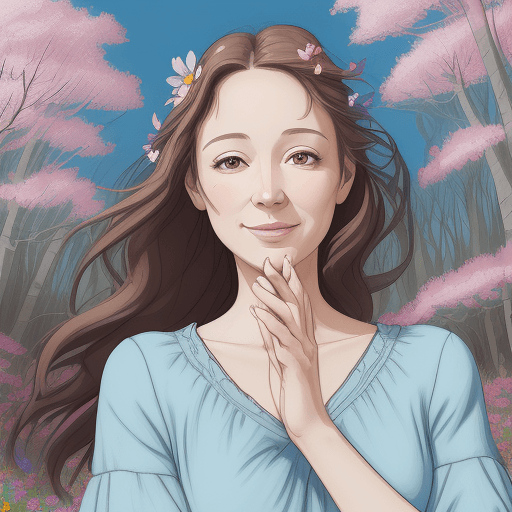 AI generated: colorful sketch of a woman about 35 y.o, face with eyes, good composition, in the style of fashion d...