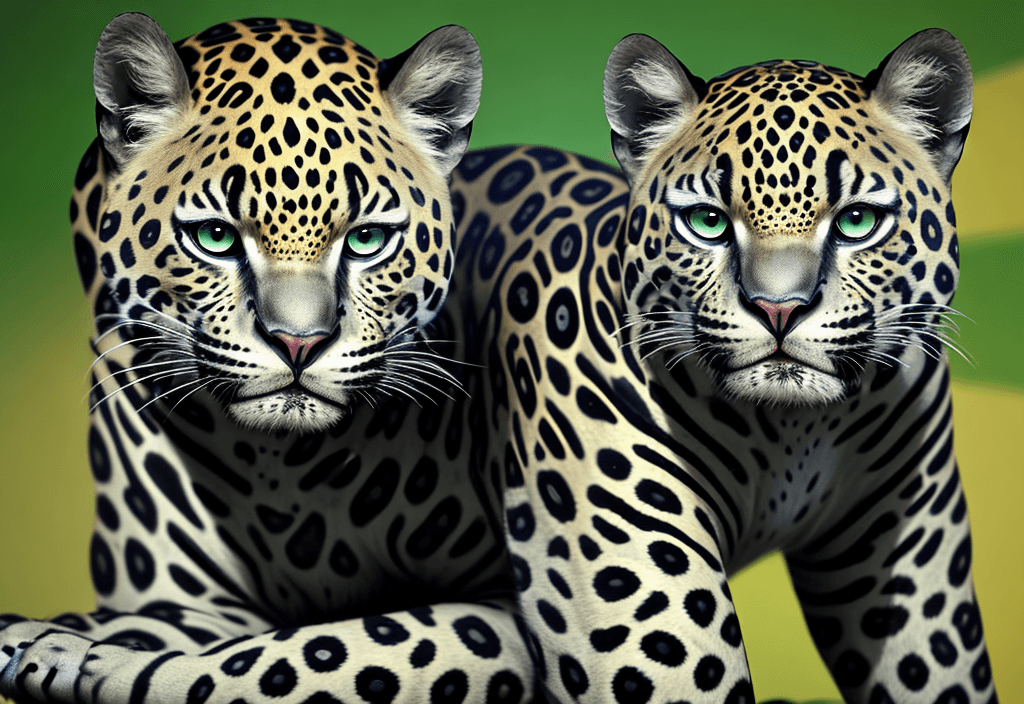 AI generated: Felino mutante alienígena similar a un jaguar, estilo avatar, f1.5, realista