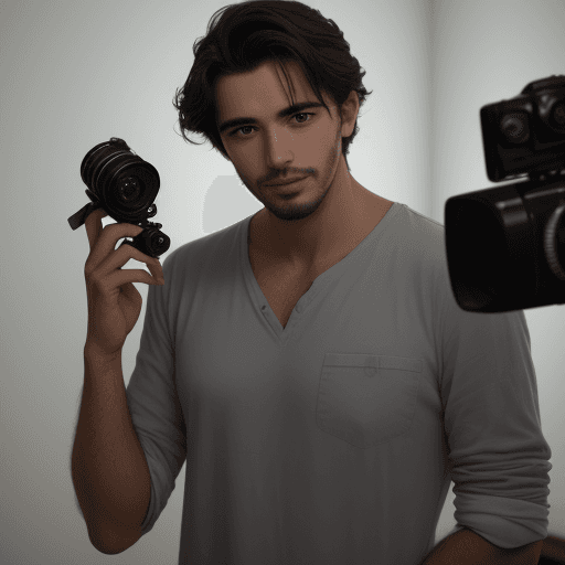 AI generated: Sebastian De Caro as FILMAKER 
