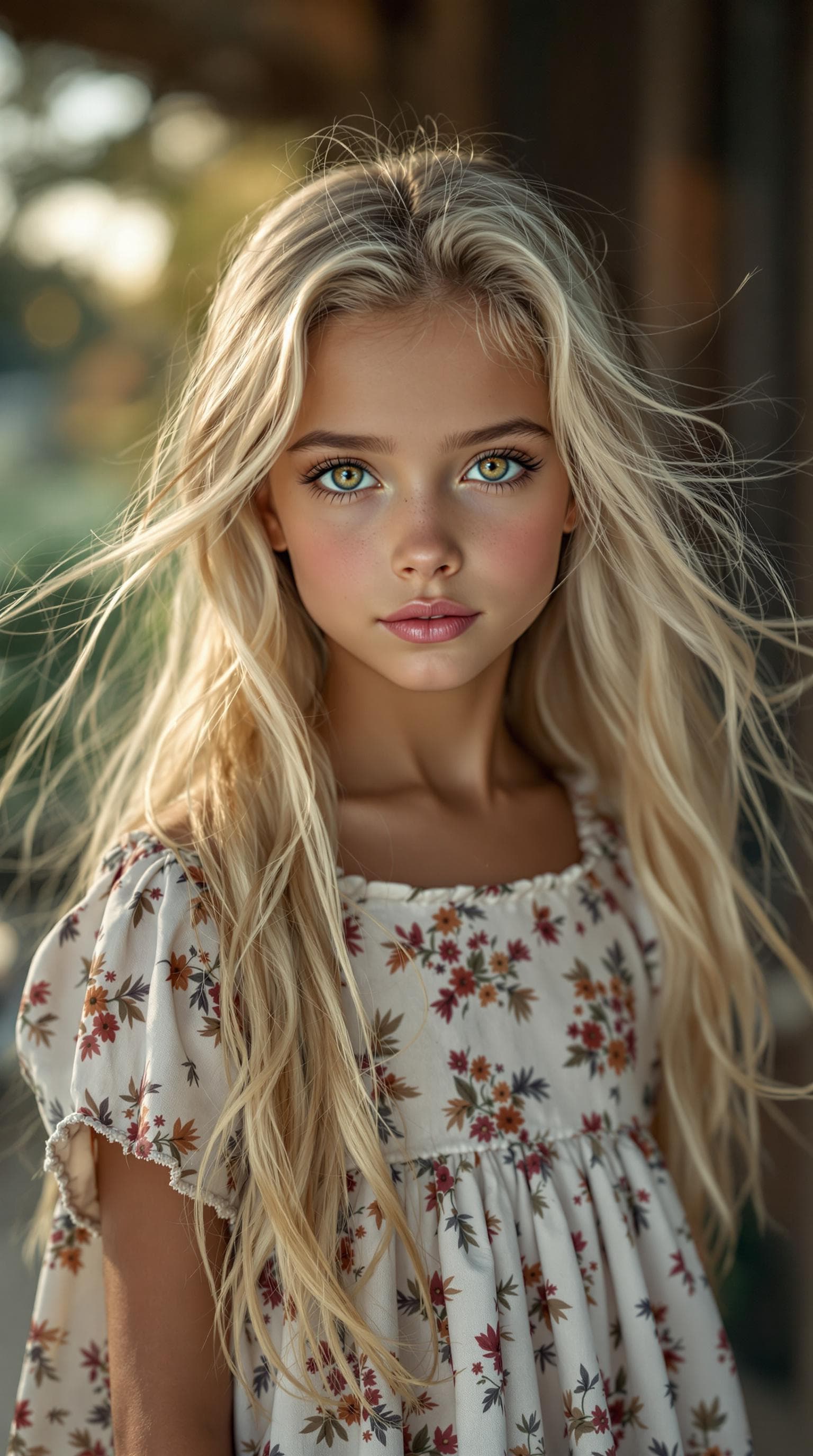 AI generated: a professional photo of a exceptionally of the most beautiful American girl in the world, showing he...