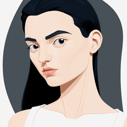 AI generated: vector character illustration, in the style of minimalist detail, forms, rick owens, matt bors, clos...