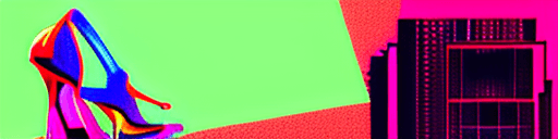 AI generated: full color painting of nude squatting cyberpunk woman with cyberpunk-sunglasses, high heel shoes, (p...