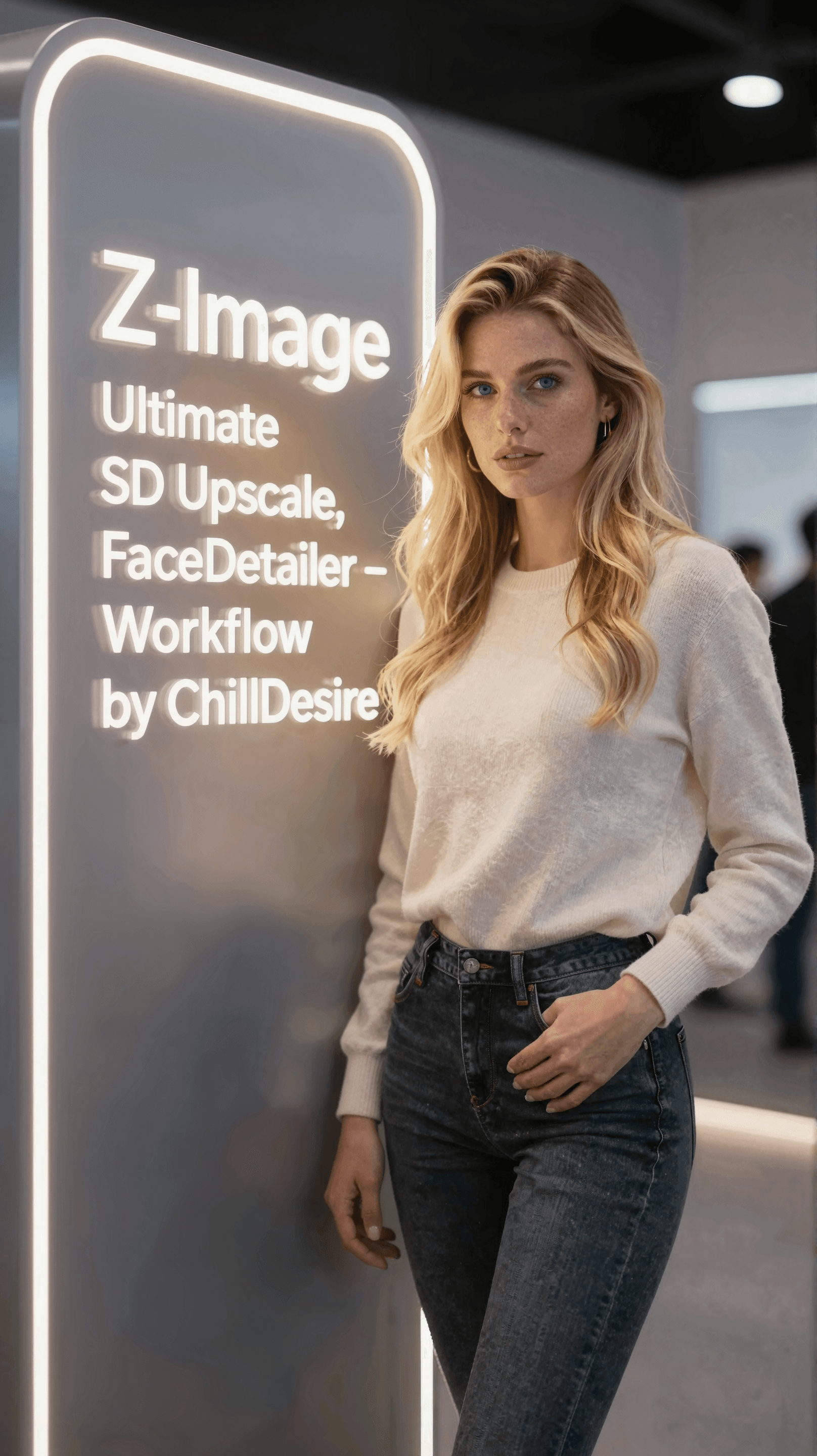 Z-Image Turbo + Ultimate SD Upscale + Face Detailer Workflow