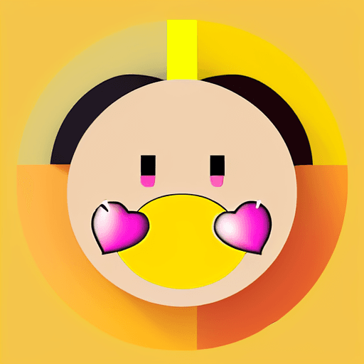 AI generated:  Design a logo featuring a playful arrangement of emojis—think smileys, hearts, and thumbs up. Make ...