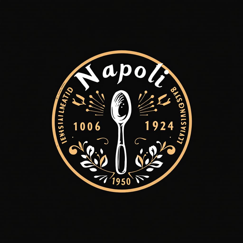 AI generated: Modern creative design about bakery logo named Napoli