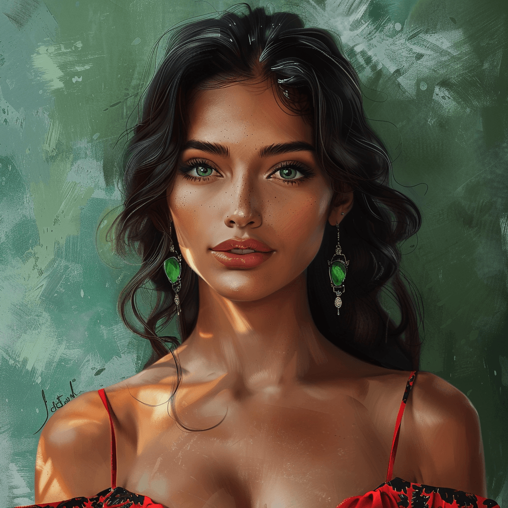 AI generated: Mexican beauty....