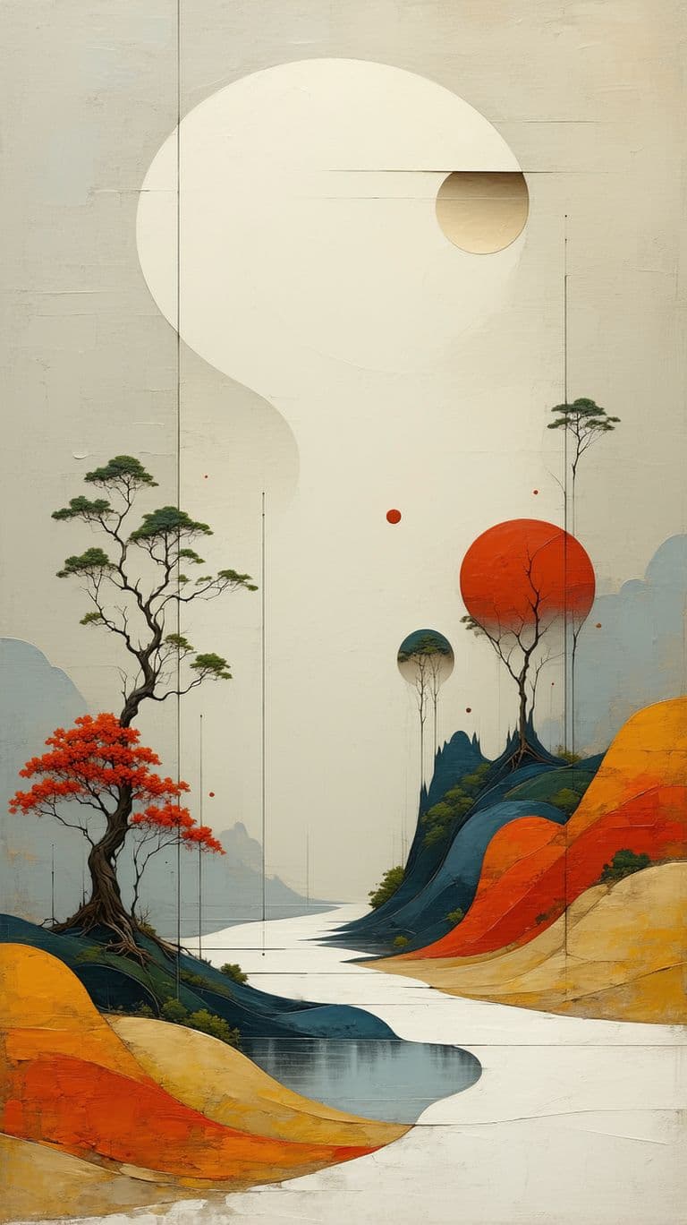 AI generated: Surrealism Simplicity --ar 68:128 --stylize 750 --v 5.2