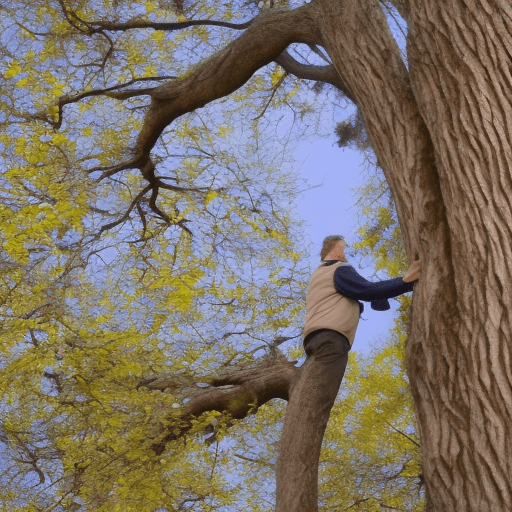 AI generated: Leo talks to the wise old oak tree, who explains that every leaf must let go eventually. The oak tre...
