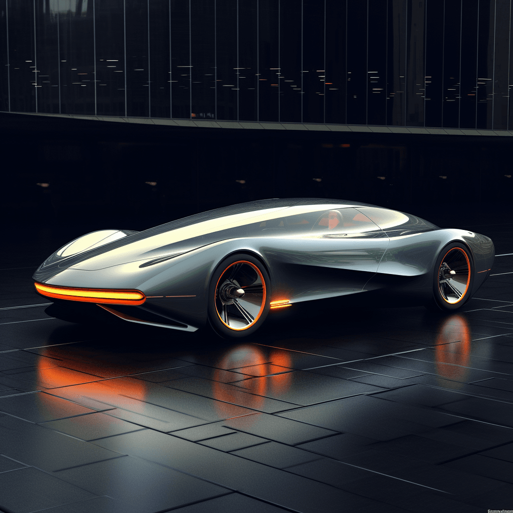 AI generated: concept car, future