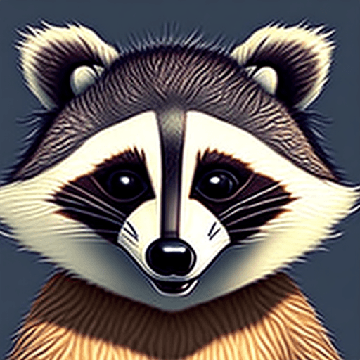 AI generated: anthropomorphic raccoon