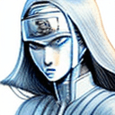 AI generated: detailed drawing of gal gadot portrait hokage clothes in naruto manga by masashi kishimoto, trending...