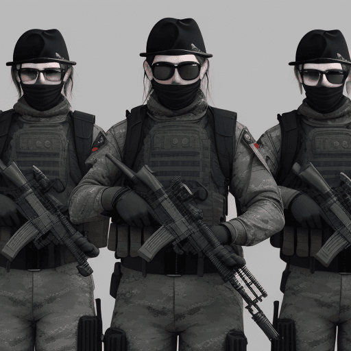 AI generated: Special Forces Ministry of Internal Affairs
