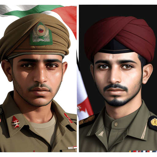 AI generated: A rectangular picture on the right side is a picture of Yahya Saree, the Yemeni military spokesman, ...