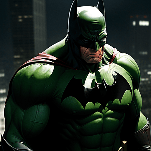 AI generated: Batman hulk and superman,4 k, ultra hd