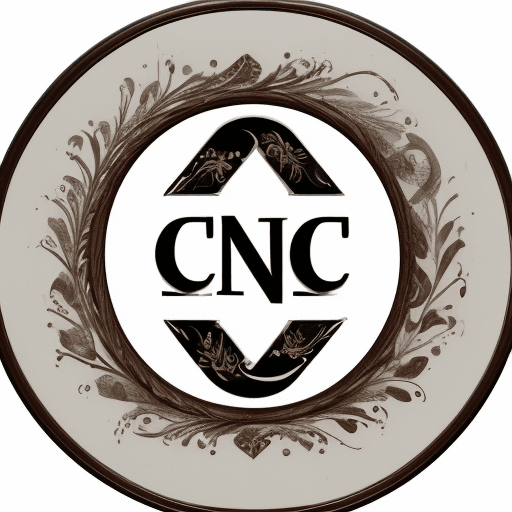 AI generated: logotipo letters NC, caligraphy, fineart, aesthetic