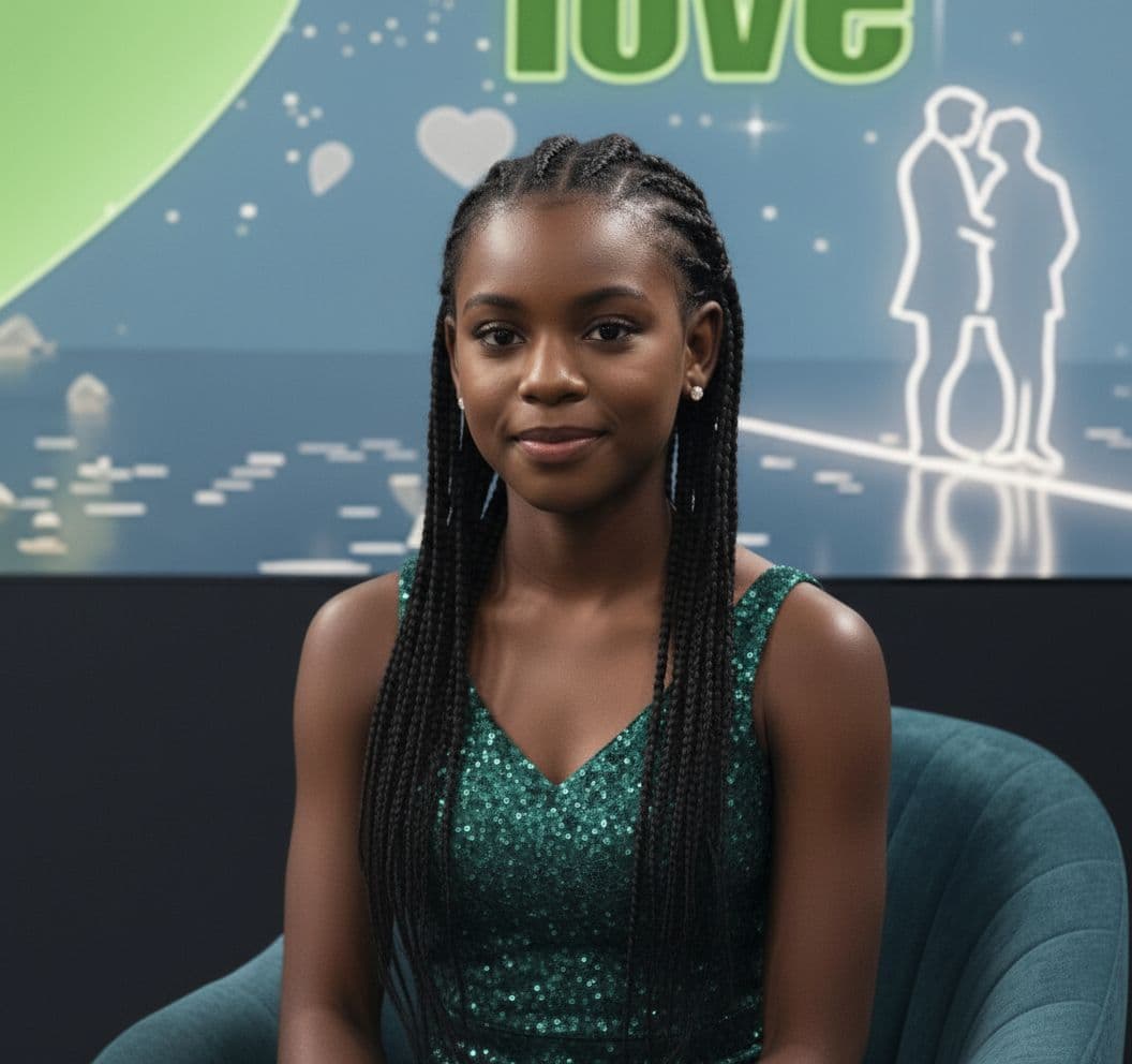AI generated: recreate a front view of the 16yr old girl  in the photo maintaining the background make her look li...
