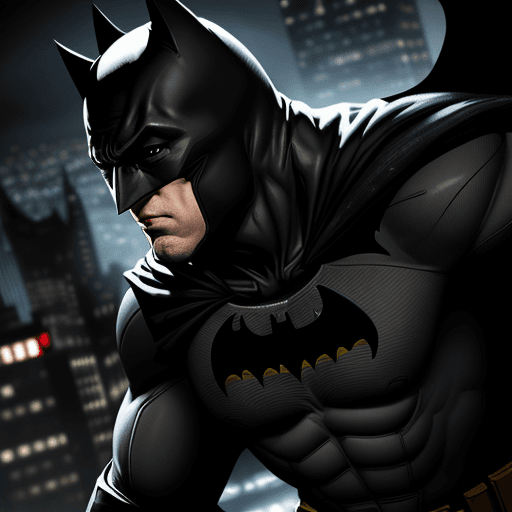 AI generated:  batman in knockout , 4 k ulra hd