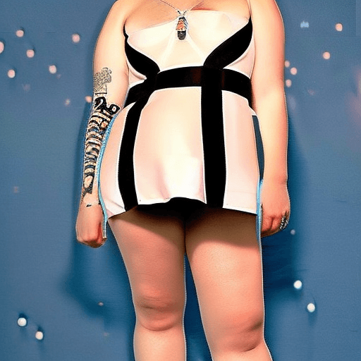 AI generated: Billie Eilish nude, full body, chubby, big boobs