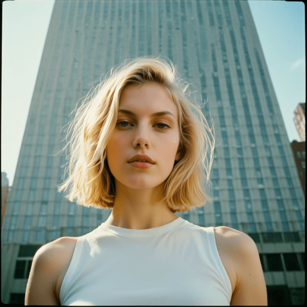 AI generated: In the gritty streets of 1990 Manhattan, a street-style photograph captures the essence of grunge fa...