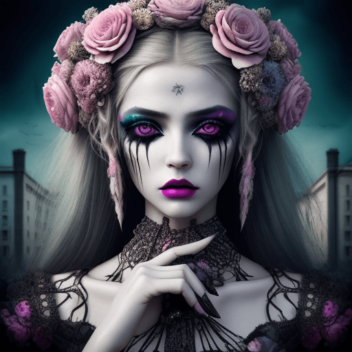AI generated: fashion model photography, hyper modern,glamorous surreal, creative, extreme intricate detail, in th...