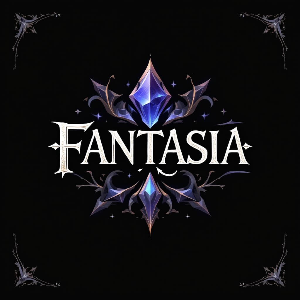 AI generated: Fantasy Logo with font "FANTASIA"
