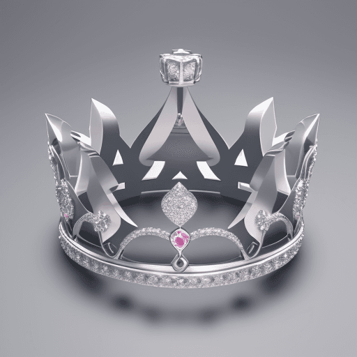AI generated: logo for a business that consults about diplomacy issues. logo should be a duchess crown made with d...