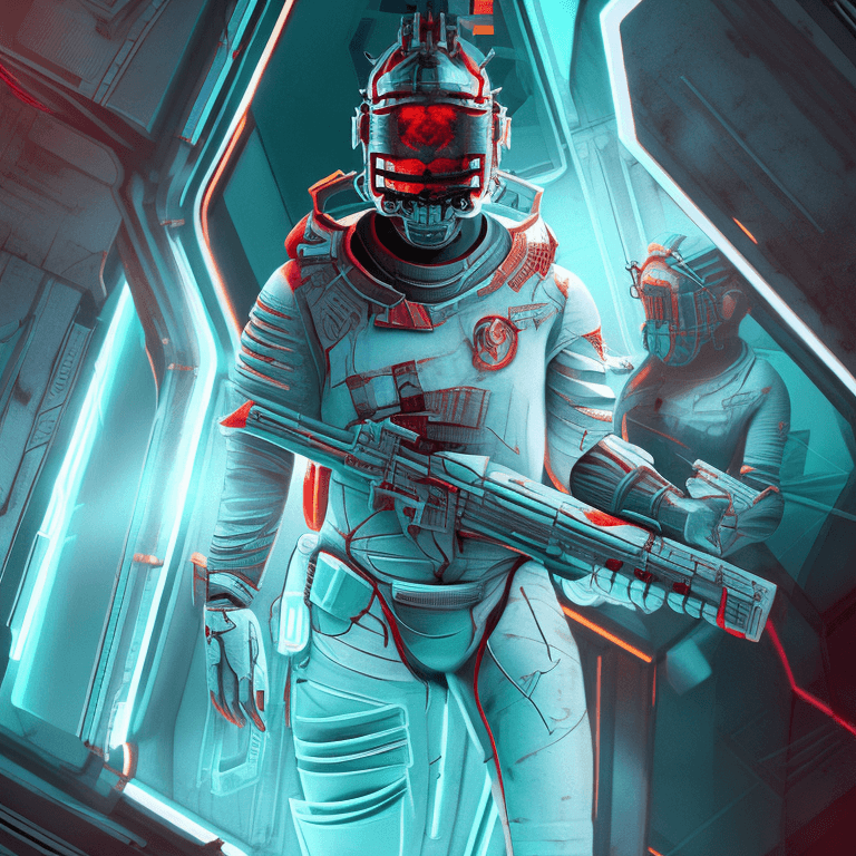 AI generated: isometric Dead Space action role playing game by artgerm and greg rutkowski, alphonse mucha, cgsocie...