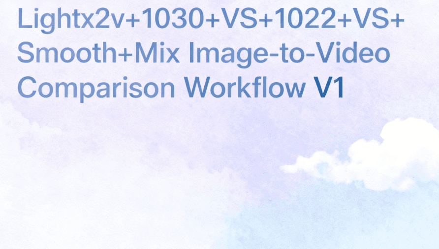 Lightx2v+1030+VS+1022+VS+Smooth+Mix Image-to-Video Comparison Workflow V1