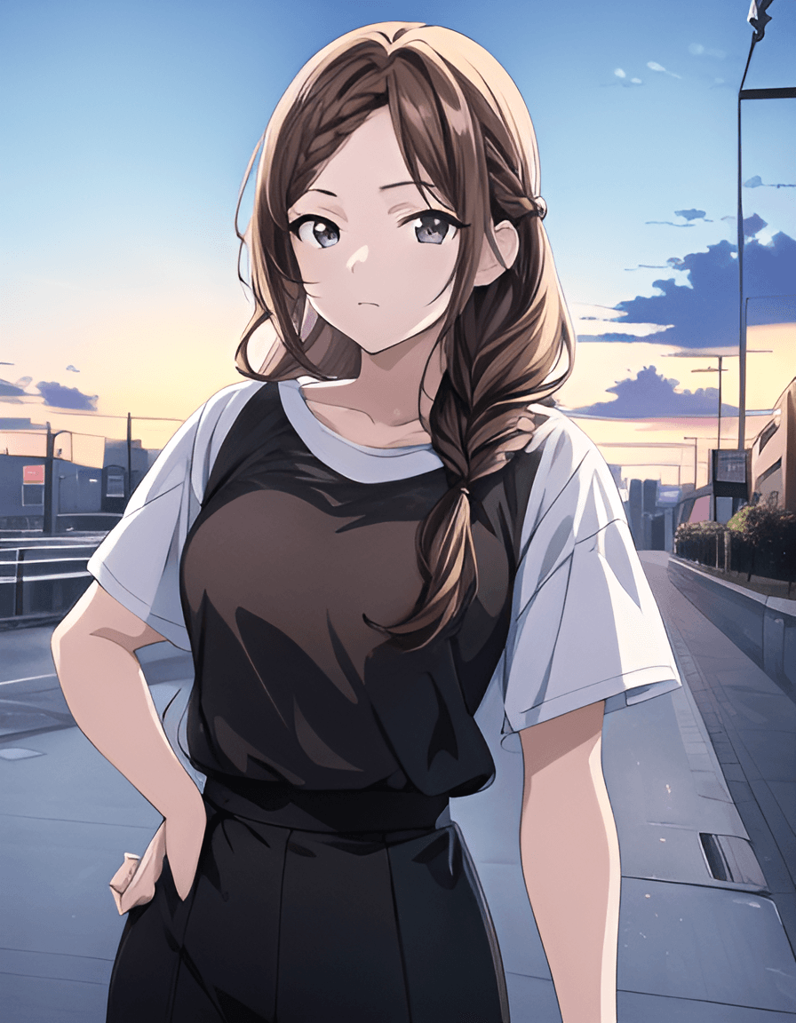 AI generated: (perfect anime illustration:1.3), best quality, 64k, aesthetic, beautiful scenery, beautiful cloudy ...